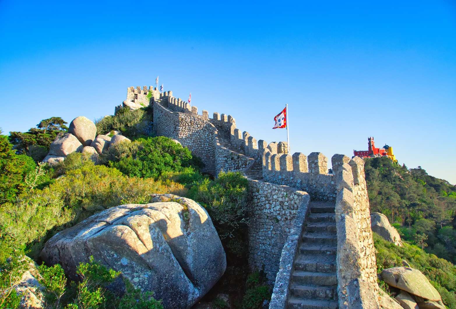 Sintra, Queluz, Monserrate, Castello dei Mori & Azenhas do Mar: Castelo dos Mouros